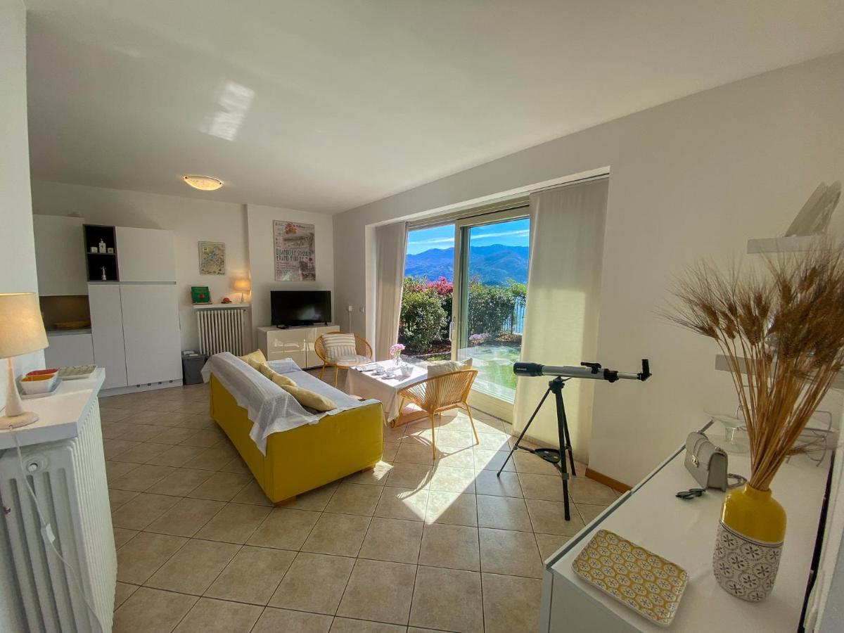Vista Paradiso I - Garten Ferienwohnung Perledo Ngoại thất bức ảnh